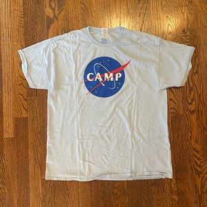 NASA styled camp t-shirt.